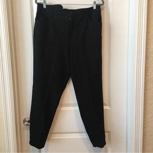 Talbots Woman black pants Sz 16W Zipper Button